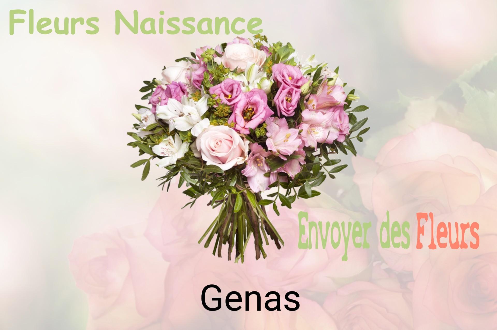 Bouquet de fleurs de naissance livré à Genas